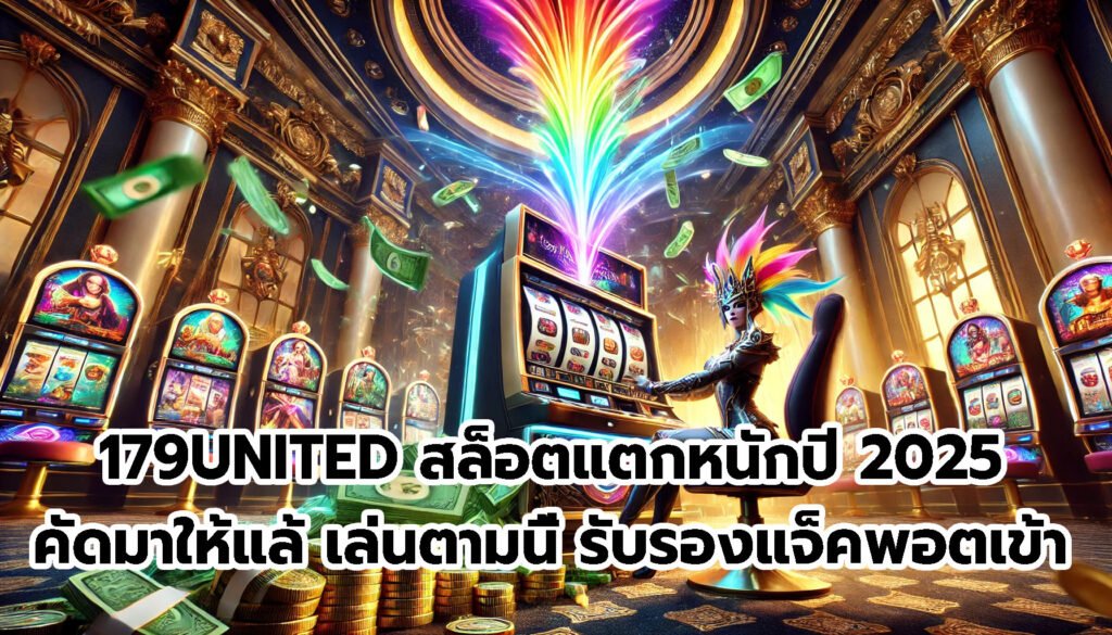 179UNITED สล็อตแตกหนักปี 2025 คัดมาให้แล้ว เล่นตามนี้ รับรองแจ็คพอตเข้า